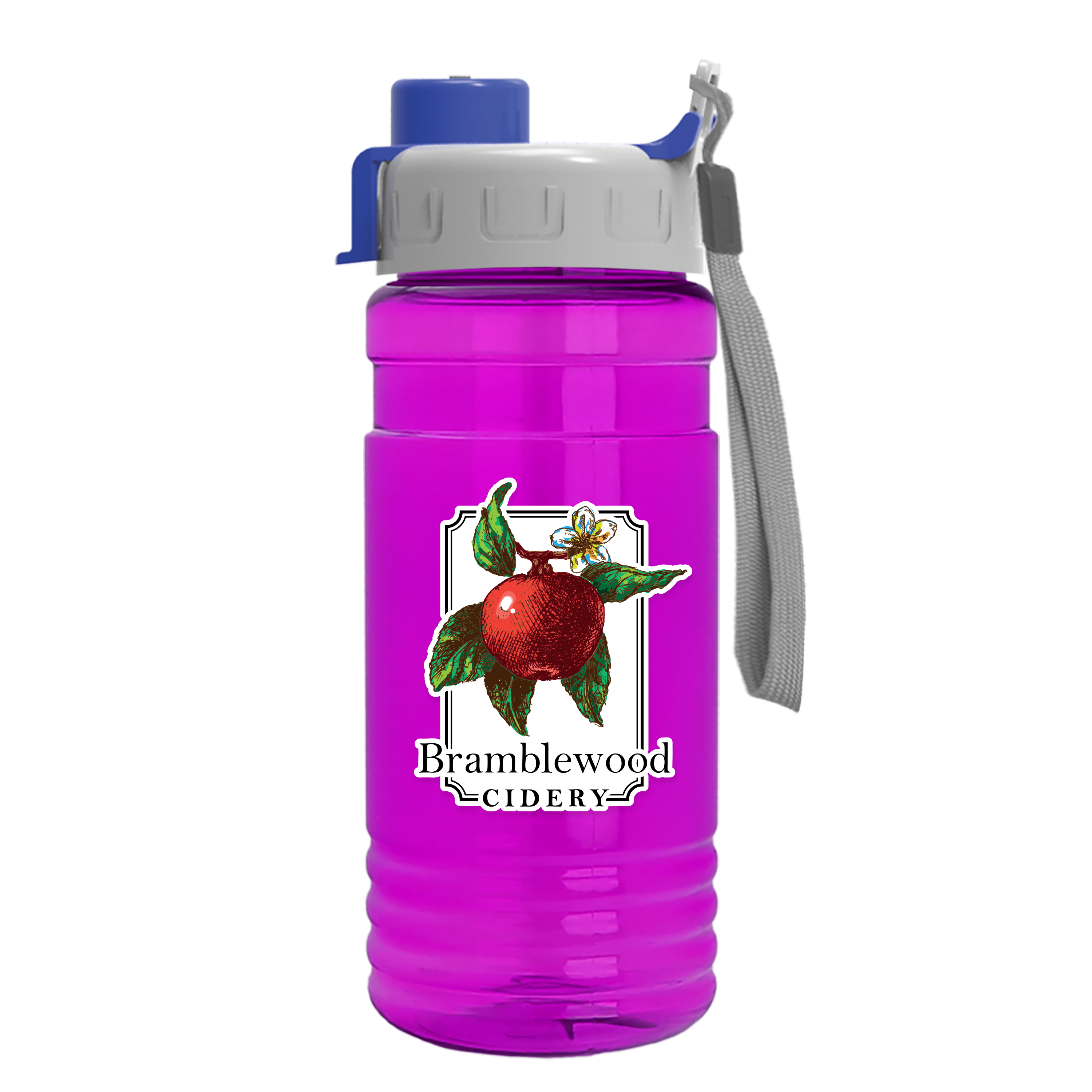 Garyline® Groove Tritan® Bottle with Quick-Snap Lid - 20 oz.